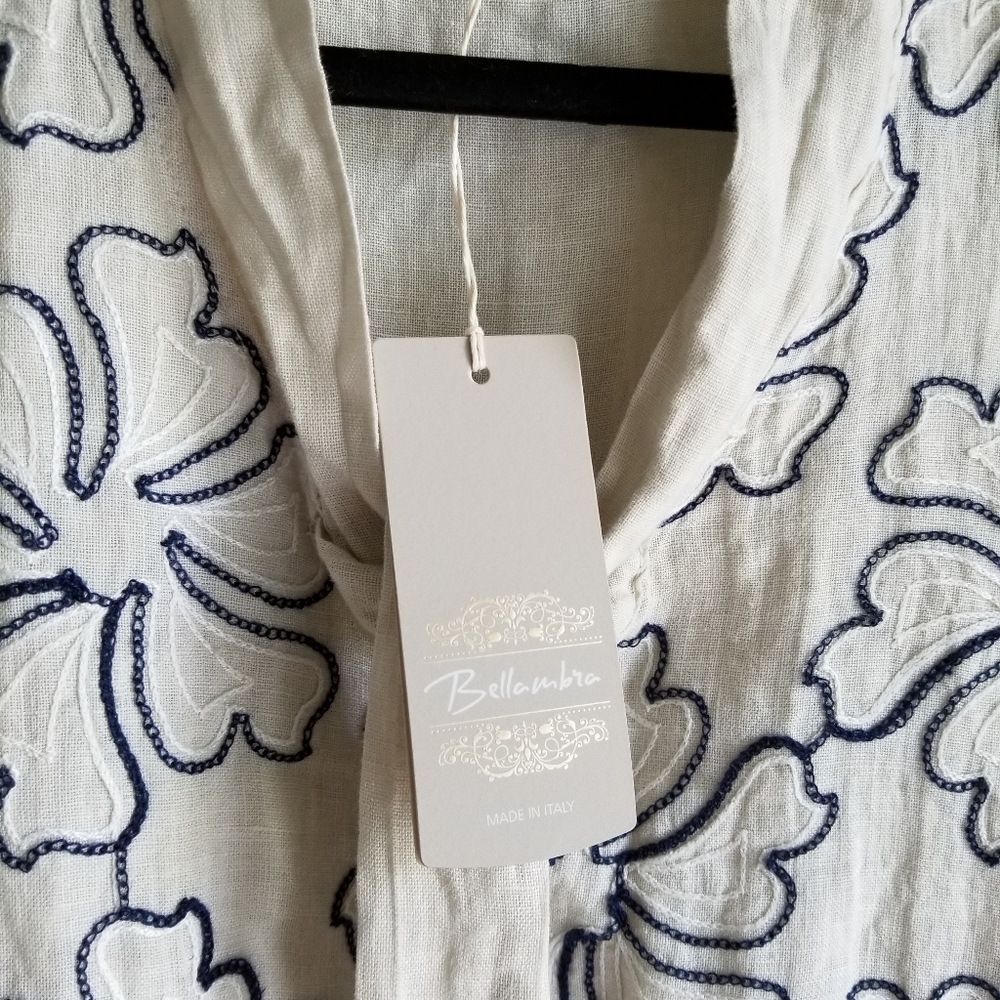 👗BELLBRA LINEN DRESS MADE IN ITALY - Picture 3 of 7